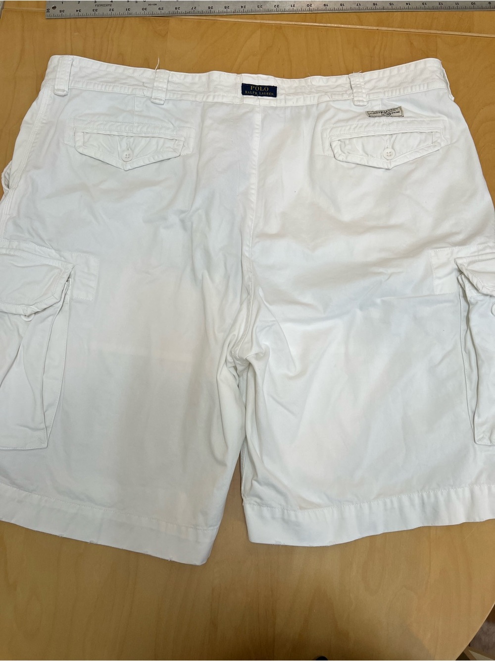 Ralph Lauren White Men's Cargo Shorts waist 50” - Picture 4 of 13